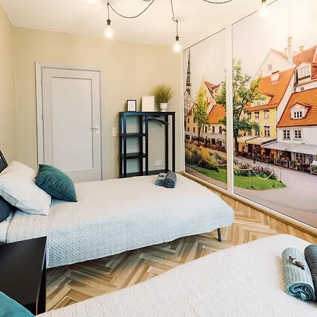 Apartman Elvis Apartment/11 Beds/6 Bedrooms/riga Old Town *