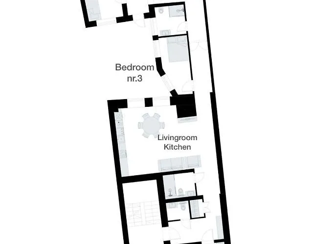 Elvis Apartment/11 Beds/6 Bedrooms/riga Old Town Riga